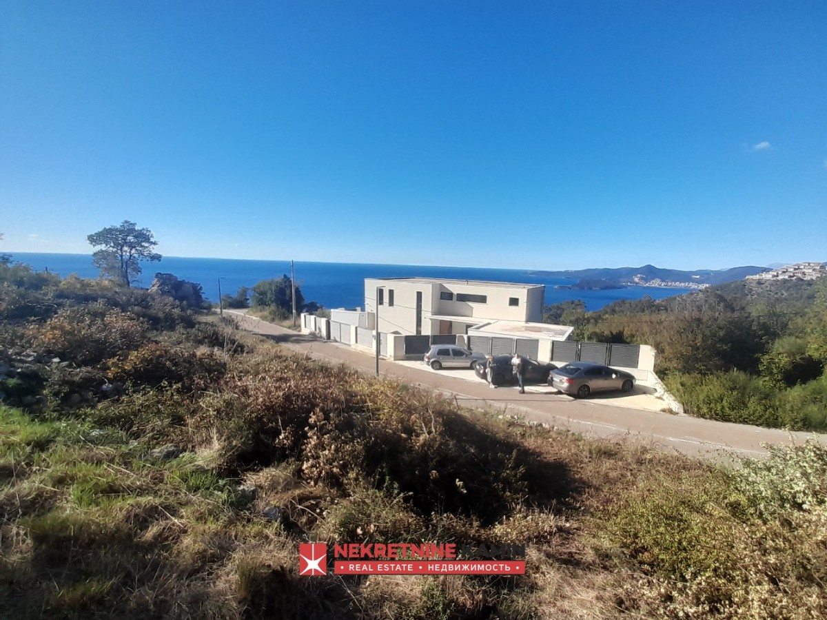 2,195 m² Plot with Sea View for Several Tourist Buildings, Tudorovići, Budva